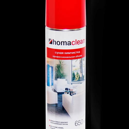 homaclean сухая химчистка (аэрозольный баллон 650 мл.)