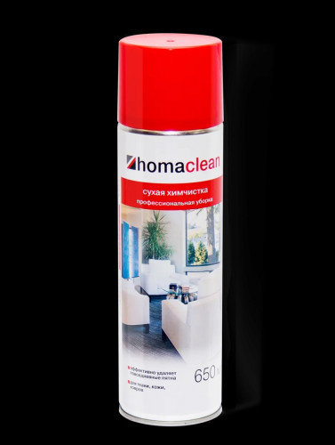homaclean сухая химчистка (аэрозольный баллон 650 мл.)